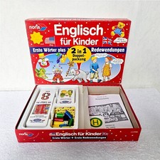 Noris Brettspiel ✨ Englisch für Kinder ✨ 2 in 1 Doppelpackung ✨ Erste Wörter