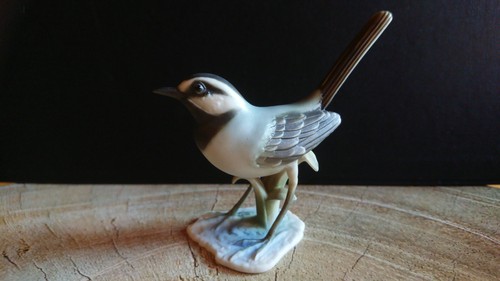 Keramik vogel bachstelze - keramik,