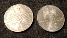 5 DM Gedenkmünzen Silber