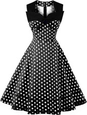 Damen Rockabilly Kleid Vintage
