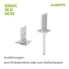 Alberts pfostenträger - alberts, t-pfostenträger
