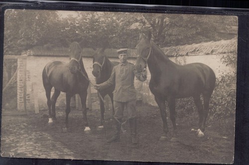 Ansichtskarte echtfoto soldat - echtfoto,