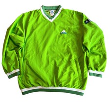 adidas vintage Pullover Gr. 7 L BW 69cm 90er 00er grün Logo Line AJ9