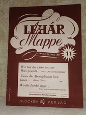 Notenheft „LEHÁR Mappe“ NR 11 Klavierausgabe  mit Text