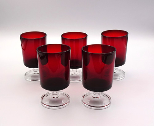 Weingläser rot weißwein - 5,