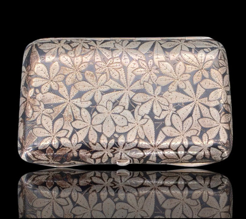 Antikes etui aus 900er silber - aus,