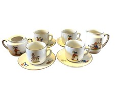 Puppenservice Kinderservice Kindergeschirr Porzellan 10-teilig vintage 55437