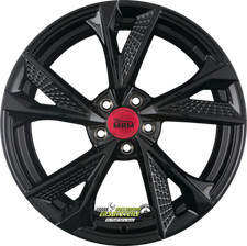 2x MAM RS6 black painted