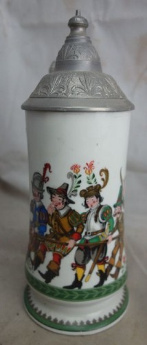 Porzellan bierkrug schwaben - 7,