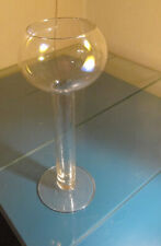 Hyazinthen Vase Stangenvase Rosenvase Glas Höhe 50,5 cm _ 1940 – 50er