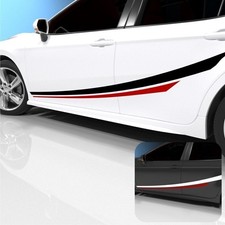 Seitenaufkleber Rennstreifen