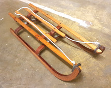 Polycomb DDR Schlitten  Rennschlitten Bob Rodel Rennrodel Lenkschlitten