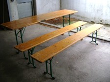 Bierzeltgarnitur 3 Teilig  gebraucht   klappbar