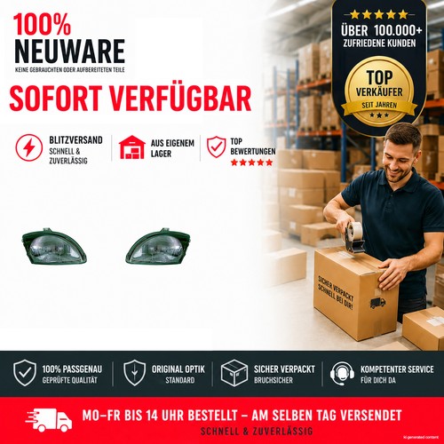 Scheinwerfer set halogen - set,