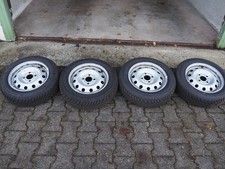 4x Allwetterreifen Allseason 145 70 R 13 71T auf Felgen für Twingo C06.