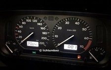 VW Golf 3 Tacho mit Tankwarnleuchte BLAU WEISS ROT LED 1,8 75PS 90PS 1H0919860C