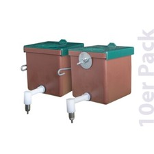 Kaninchen Trinkflasche / Nagertränke "Megaflasche" 500 ml braun 10er Pack