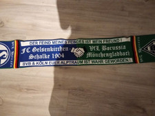 Borussia Mönchengladbach Schal, FC Schalke 04, Fanfreundschaftsschal, Borussia 