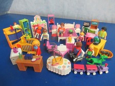 Schlafzimmer Kinderzimmer v Figuren  9266 4279 5574 5302 Wohnhaus Playmobil 8338