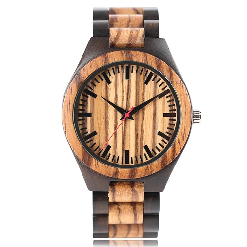 Luxus herren holzuhr vollholz - luxus,