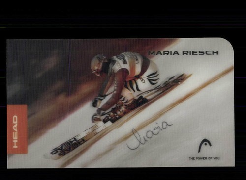 Maria riesch autogrammkarte - maria,