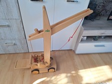 Nic Baukran aus Echtholz creamobil 70x70x18 cm