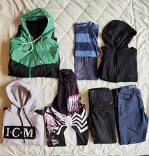 Winterpaket 8 Tlg Junge 146 152 / XS S Thermojeans Hoodie Regenjacke Spiderman