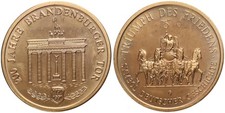 Medaille - 200 Jahre Brandenburger Tor - Triumph des Friedens 1791 - 1991 - V