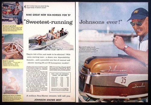 1957 johnson motors - johnson,