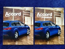 Honda Accord Tourer Prospekt 3.2008 + Preisliste
