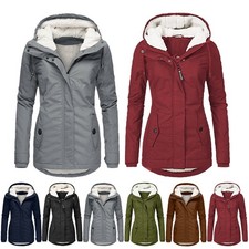 Winterjacke Warm Damen Lang