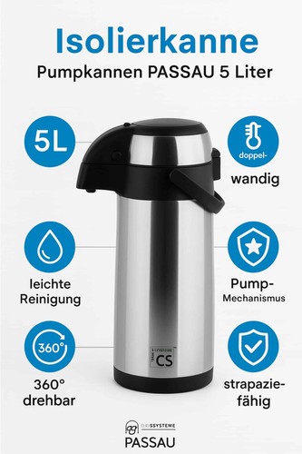 Liter thermo pumpkanne - 5, thermo-pumpkanne