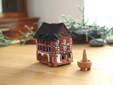 Keramik Räucherkegelhaus –