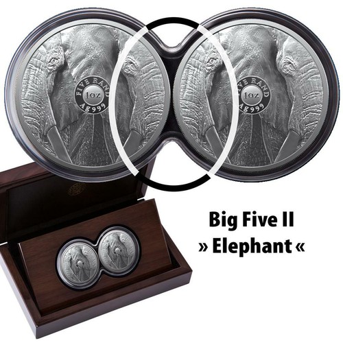 Silbermünzen big five - big,