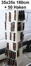 Lochwandhaken Verkaufsständer Rollständer Drehständer Warenständer mit 50 Haken
