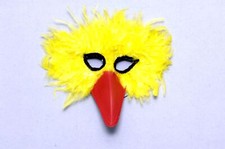 Vogelmaske gelb Vogel Ente Federmaske Paradiesvogel Party