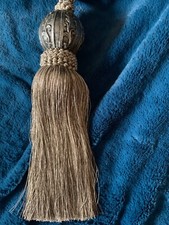 Große Quasten 75 cm silber - Neu