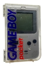 Nintendo Game Boy Pocket Handheld-Spielkonsole Silber Mit Original Pocket Case