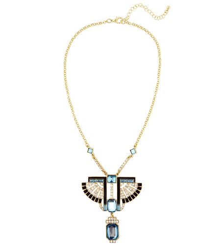 Pharao kette gold mit - gold, strass