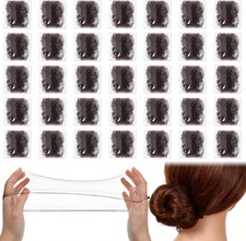 35 Stück Haarnetze für Dutt