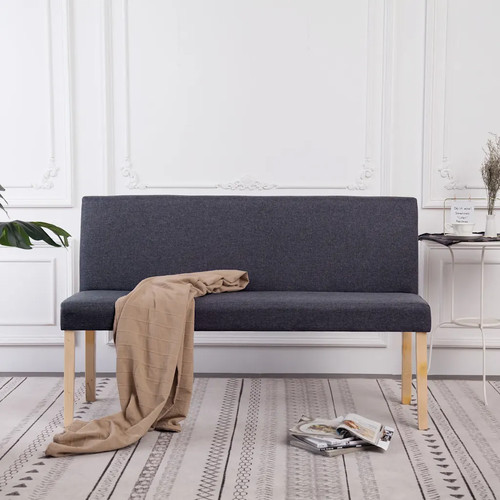 Sitzbank polyester dunkelgrau - sitzbank,