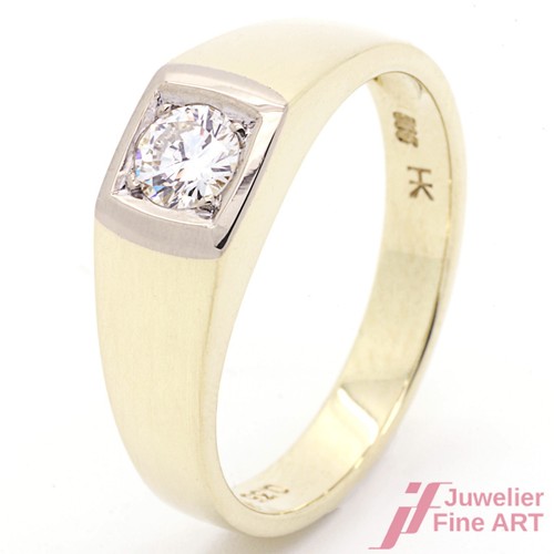 Herrenring 585 gelb - 585,
