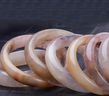 K14 Armreif Pfirsichjade bunte