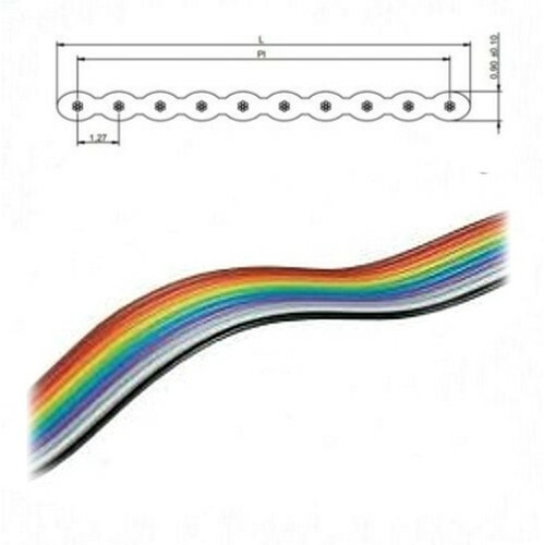 Flachbandkabel farbig