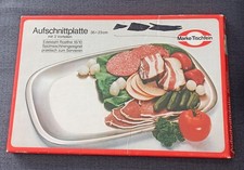 Edelstahl Aufschnittplatte neu