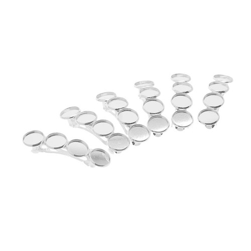 Cabochon haarspange - 6x,