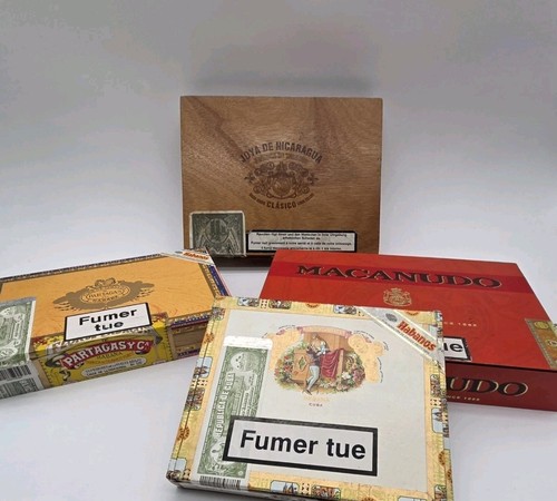 Set leere zigarrenschachteln - set, 4