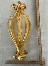 Schmiedeeiserne Krone Treppengeländer vergoldet Gold Antiquität ant. Baumaterial