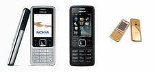 Nokia 6300 Handy / mit Folien / ohne Simlock | schwarz | Gold | Silber