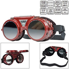 Schweißerbrille Schweißerschutzbrille Schweißbrille Klappbar DIN 5 GSM Brille